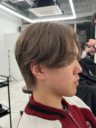 ミディアム カラー メンズ 🏆メンズヘア特化 🥇代表りんぺーのヘアスタイル