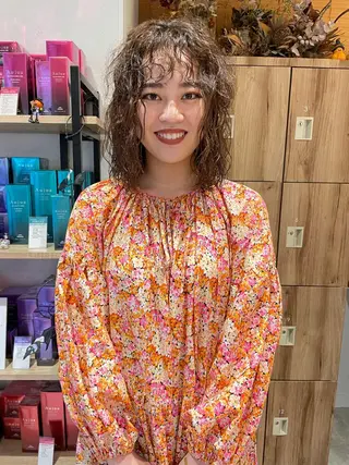 ミディアム パーマ パーマ指名No1 /namiのヘアスタイル