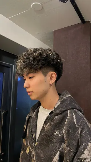 カラー パーマ メンズ fifth 阿部楓のヘアスタイル
