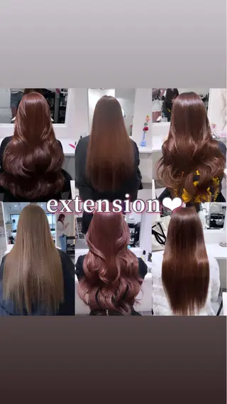 ロング philia所属・HONO/韓国 🇰🇷大阪エクステのヘアスタイル