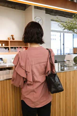 ショート パーマ LUCAS所属・fuchigami suzunoのヘアスタイル