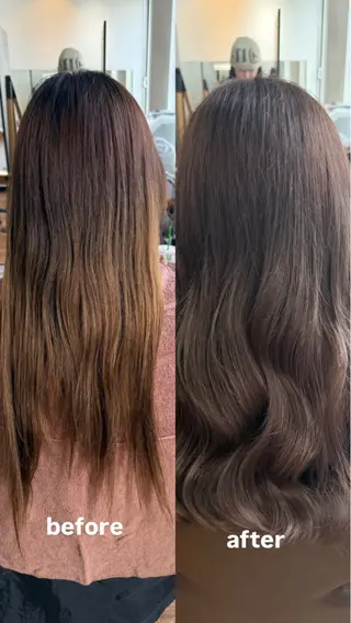 ロング 相澤 彩美のヘアスタイル