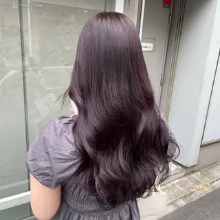 セミロング カラー 大人っぽ♡上品な暖色 ♡ブリーチなし♡のヘアスタイル