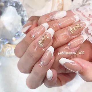 ネイル 23時まで❤︎韓国、 ワンホンネイルのネイルデザイン