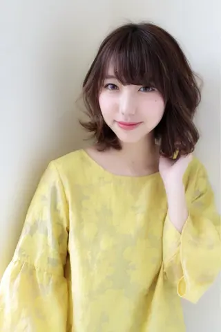 ミディアム CHAINON 近鉄奈良店のヘアスタイル