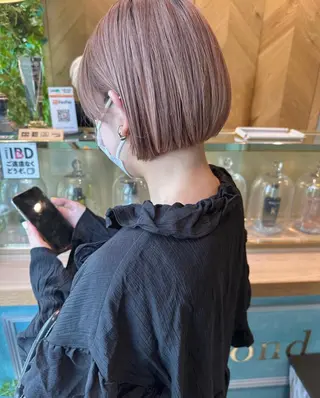 ショート カラー Lond fleur 大宮  ロンドフルール所属・石畑結華 Lond店長のヘアスタイル