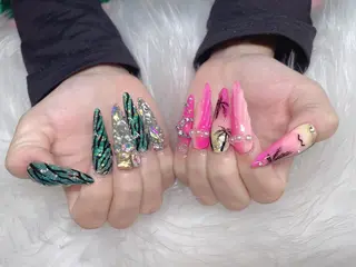 ロング ネイル 《LB》ラブリエ Nail&eyeのマツエク・マツパデザイン