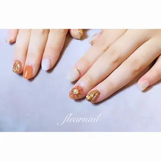 ネイル 【パラジェル登録サロン】nail pollen所属・fleurnail miuraのネイルデザイン