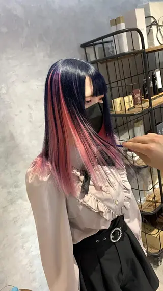 ロング L STUDIO心斎橋店所属・派手髪支持率No1 Eisukeのヘアスタイル