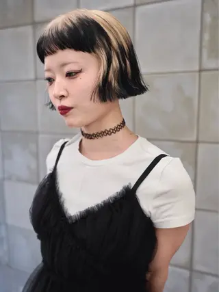 ショート カラー デザイン/レイヤー Kaito🐩/栄のヘアスタイル