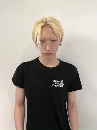 ミディアム カラー メンズ TOTA 唯一無二カラーのヘアスタイル