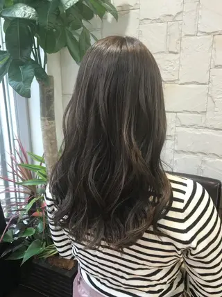 ミディアム 髪質改善 艶髪🔵ﾌｾﾅｵﾔのヘアスタイル