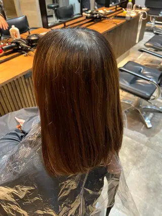 ミディアム カラー ✨髪質改善 縮毛矯正 艶髪 立川 コウキ✨のヘアスタイル