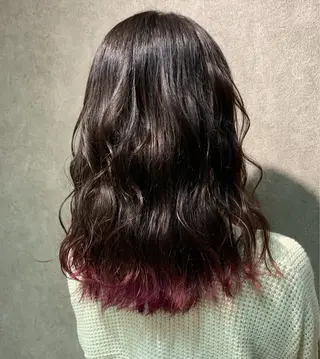 セミロング カラー 骨格、カラー診断士 ✂️淡中円花のヘアスタイル