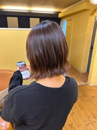 ミディアム MoMO/北三条駅 🌼Yuukaのヘアスタイル