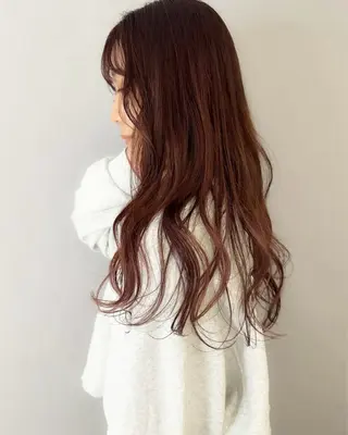 ロング カラー 田中 優衣 @yuiha.krのヘアスタイル