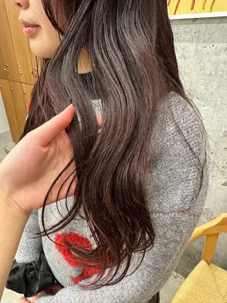 セミロング momoa/名古屋 /透明感カラーのヘアスタイル