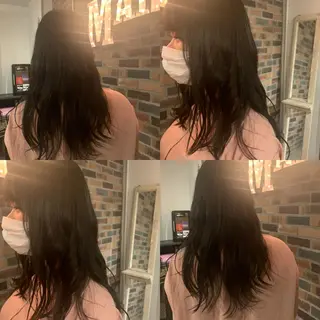 ロング ショート🌼パーマ 本間正子のヘアスタイル