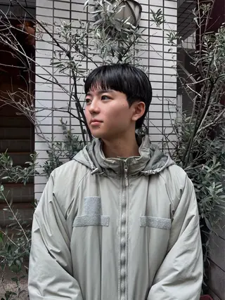 メンズ ボブ/メンズ/パーマ /Tamakiのヘアスタイル