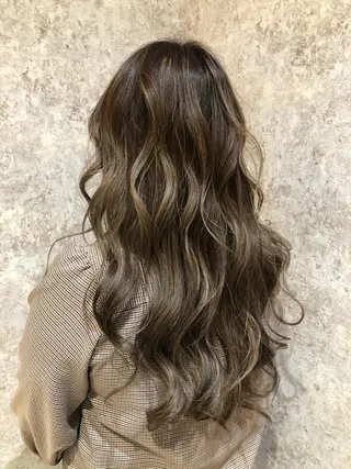 セミロング カラー 杉田 一浩のヘアスタイル
