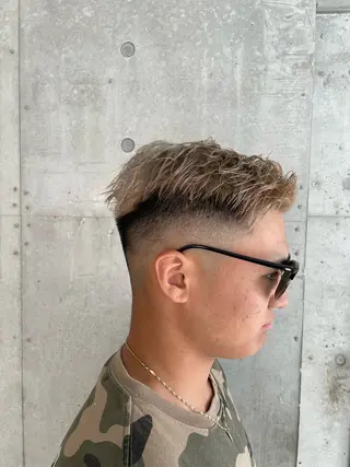 ショート カラー メンズ 🔥メンズ特化パーマ 🦖増田弘明🦖のヘアスタイル