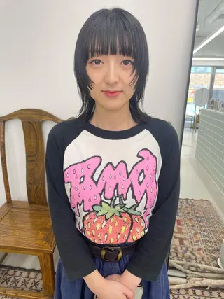 ミディアム sica所属・スタイル撮影 モデル募集momoのヘアスタイル