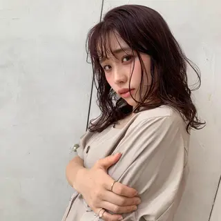 ミディアム カラー 鈴木 拓海のヘアスタイル