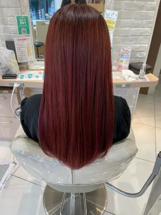 カラー ショートボブモデル縮 毛艶髪津田パーマのヘアスタイル