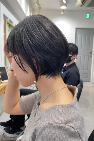 ショート カラー 表参道【髪質改善】 宮嶋勇太のヘアスタイル