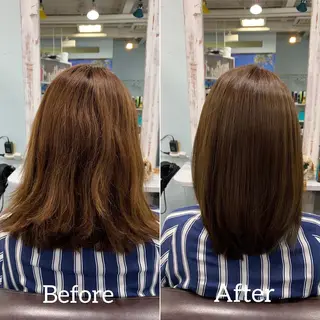 セミロング .5 by soleil 小松店のヘアスタイル