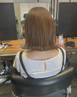 ショート カラー は まべのヘアスタイル