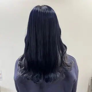 ロング カラー ブリーチカラー🦖 岡部木乃夏のヘアスタイル