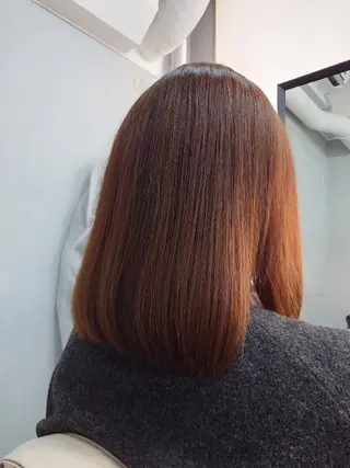 ミディアム 髪質改善・絹髪縮毛 矯正・TSUDAのヘアスタイル