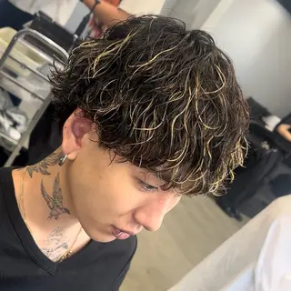 ショート パーマ メンズ 松下 友希 【fifth】のヘアスタイル