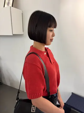 ショート カラー ボブ/似合わせカット /ニュアンスカラーのヘアスタイル