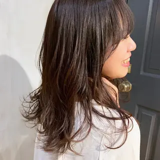 カラー 薬院:今泉/上川美幸 大人ヘア/暗髪カラーのヘアスタイル