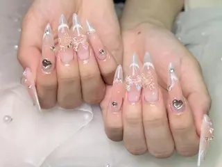 ネイル 💕チップネイル 🩷のネイルデザイン