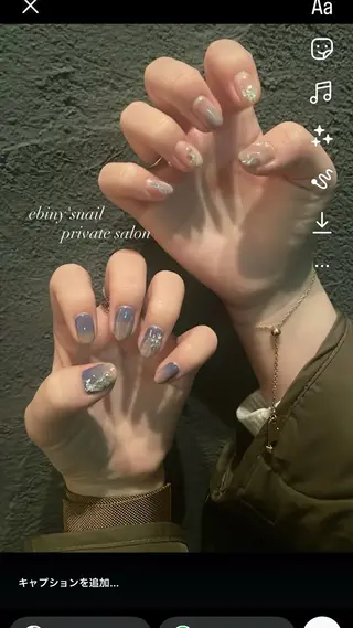 ショート Ebiny'snail所属・田村 奈々のネイルデザイン