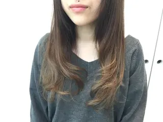 ミディアム セミロング ロング カラー Re:ta KANZOのヘアスタイル