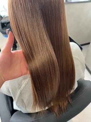 セミロング カラー 《.Xian》ナツミ /艶髪/暖色/ボブのヘアスタイル