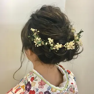ミディアム 永井 大希のヘアスタイル