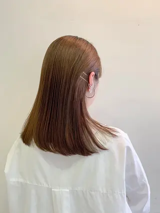 ミディアム Hair lol nico La所属・ヘアーロウル ニコラのヘアスタイル
