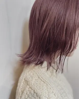 ミディアム カラー パーマ 💛🤍U too e’s 鎌倉🧸のヘアスタイル