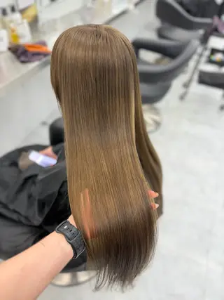 カラー 透ける透明感カラー 🎀anju/渋谷のヘアスタイル