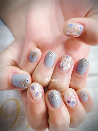 ネイル 北浦和 自爪育成ケアのネイルデザイン