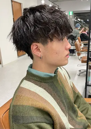 ショート パーマ メンズ メンズ似合わせ🪞 副店長 kotoriのヘアスタイル