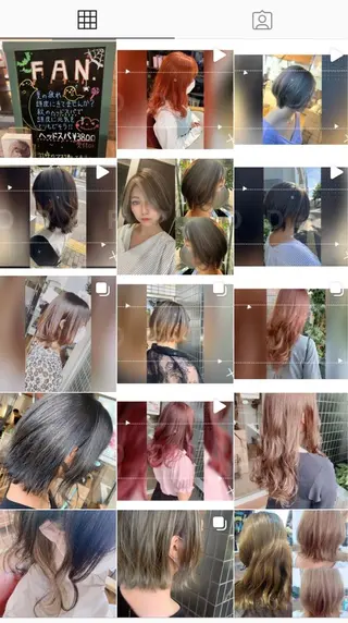 セミロング カラー 🌟Fan.ray 代表🌟河原恭平のヘアスタイル