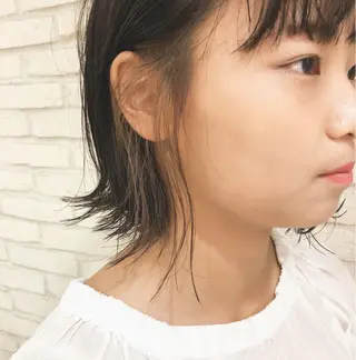 ミディアム カラー HAUS 片山みほのヘアスタイル