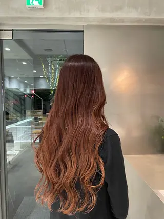 ロング カラー porto まなみのヘアスタイル