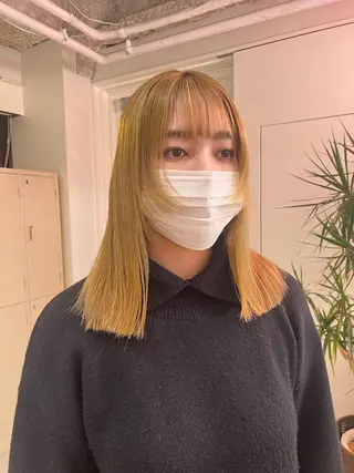 ロング 💥ウルフカット デザインあんな💥のヘアスタイル